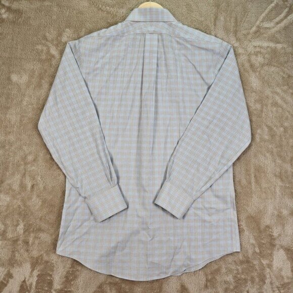 Brooks Brothers Dress Shirt Slim Fit All Cotton Non-Iron Men's Size 15.5 2/3 - Picture 3 of 10